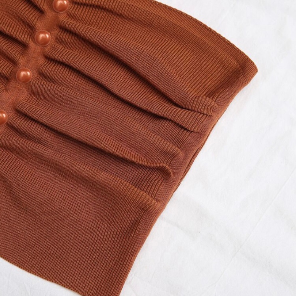 Women’s Tube Tops Brown & Black Medium